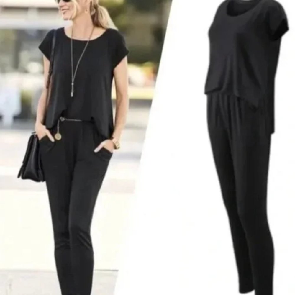 Cabi Black Playsuit/Jumpsuit #5232 XL